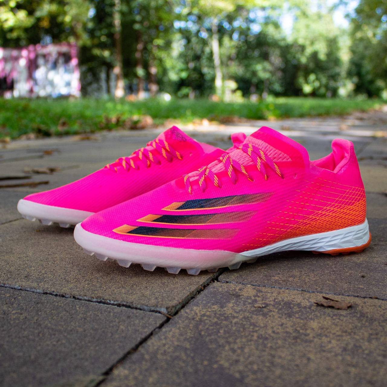 

Сороконожки Adidas X Ghosted TF футбольная обувь адидас х гост, Розовый