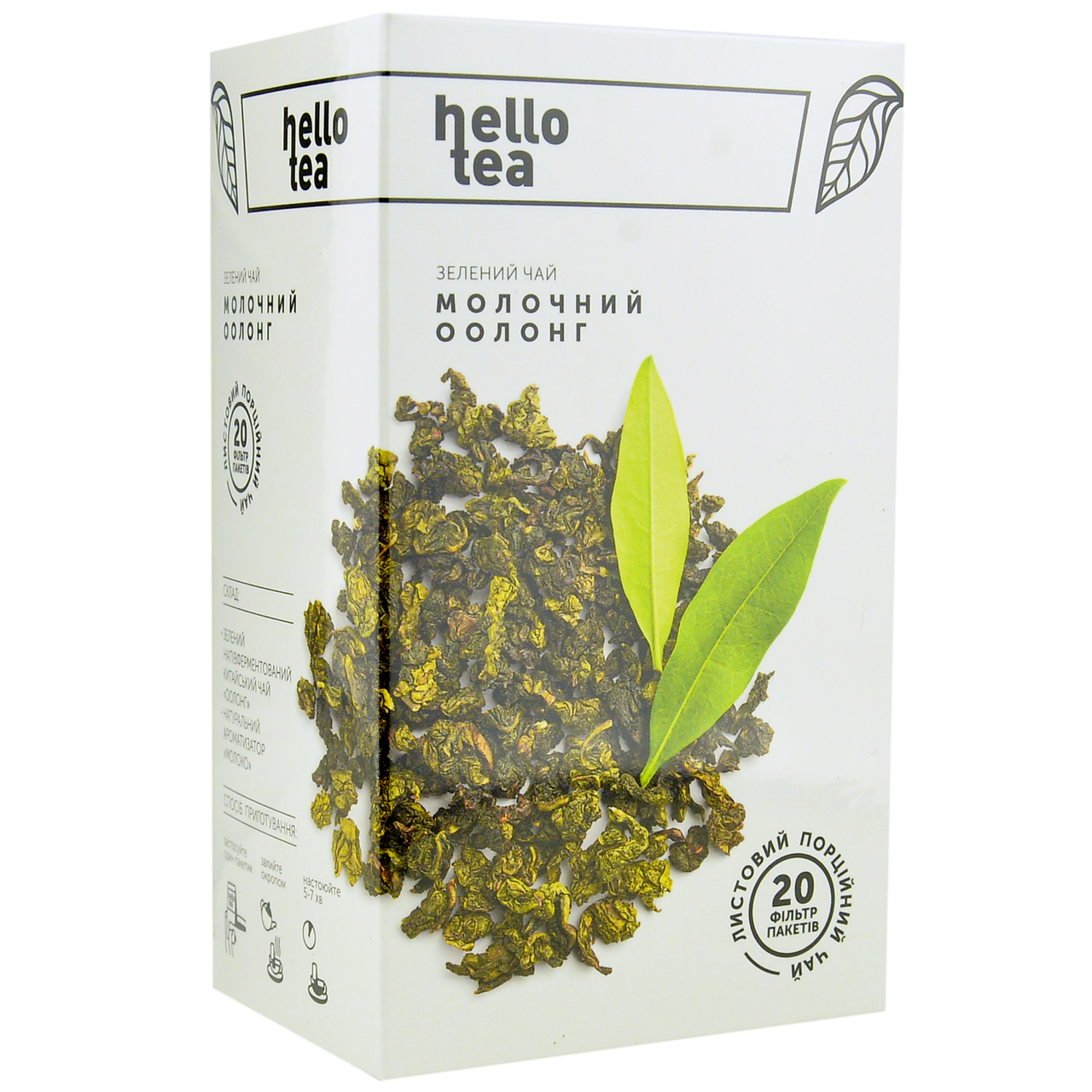 

Чай пакетированный Hello tea Oolong milk 20шт Молочный улун
