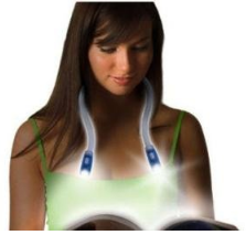 

Светодиодная подсветка на шею HUGLight гибкий светильник для чтения на батарейках
