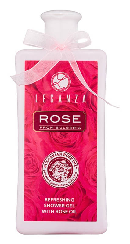 

Гель для душа с розовым маслом LEGANZA Rose