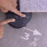 DPH-6-PH5 Buzon опора регульована за висотою 175-285 мм. Фонтан на опорах тераси палубного типу, фото 5