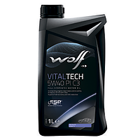 Моторное масло синтетическое Wolf VITALTECH 5W-40 PI С3 1 л