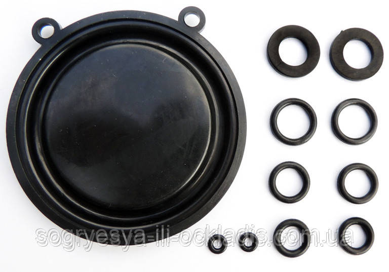 Набір мембрана 73 мм і 10 штук защільників блока води Оріон, Аврора, Termaxi, Vector 12-16 літрів, к.з. 0747/3, фото 1