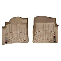 Передние коврики Toyota Land Cruiser 200 2008-12 LX 570 с бортиком бежевые 451571 WeatherTech