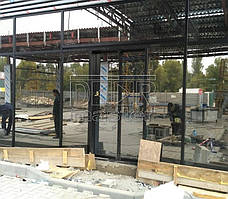 Автоматические двери Gilgen SLA, АЗС "SKY" №11 (г. Днепр) 29.09.2016 4