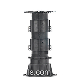 DPH-9-PH5 Buzon опора регульована висота 465-625 мм, з коректором кута 0-5% Тераса на опорах фонтан фальшпол, фото 2