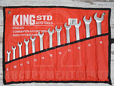 Набір ключів трещоточных King STD KSD - 012 12 шт