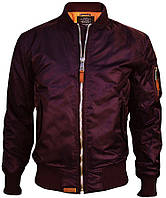 Летная куртка Top Gun MA-1 Bomber Jacket TGJ1540 (Burgundy)