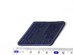 Нашивка Formula 1 колір темно-синій 60x32 мм