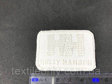 Нашивка HELLY HANSEN колір білий 50x35 мм, фото 1