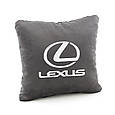 Подушка з лого LEXUS флок, фото 2