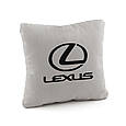 Подушка з лого LEXUS флок, фото 3