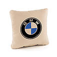 Подушка з лого BMW флок, фото 3