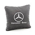Подушка з лого Mercedes Benz флок, фото 3