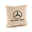 Подушка з лого Mercedes Benz флок, фото 2