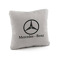 Подушка с лого Mercedes Benz флок