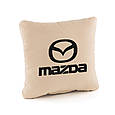 Подушка з логотипом Mazda флок, фото 3