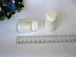 Глітер. Колір білий із голографічним перламутром..ціна 18 грн