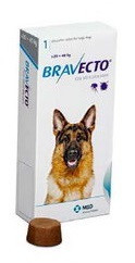 Бравекто (Bravecto) 1000 мг 1 таблетка для собак 20-40кг (от блох и ...