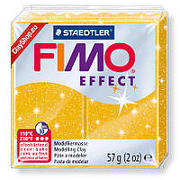 Брусок Fimo Effect золото з глітером 112 - 56г