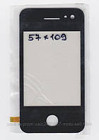 Сенсор тачскрин 57 х 109 мм (China iPhone)
