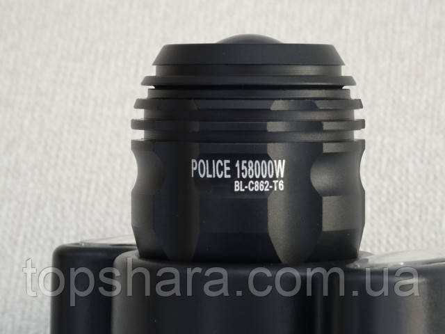 Фонарик налобный Police BL-C862-T6  158000W черный