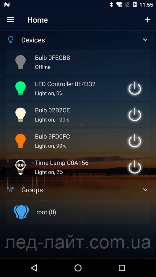 RGB контроллер с WI-FI