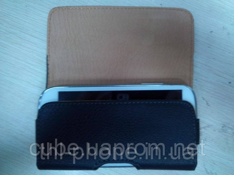 Шкіряний чохол на ремінь для смартфона JiaYu G4, THL W8, Zopo Zp810, Hero H7500+ HTC, Nokia, Samsung