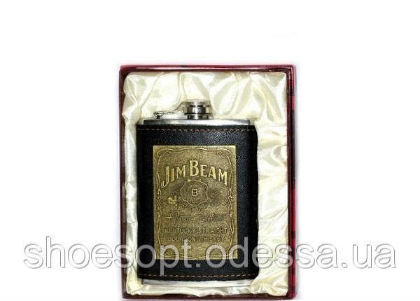 Недорогого чоловічого подарунка фляга Jim Beam, фото 1