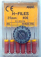 H-Files Mani 06 25 mm (Хедстрем файл Мани 25мм)