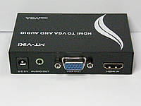 Конвертер HDMI в VGA + аудио "MT-VIKI" гнездо HDMI - гнездо VGA + гнездо 3,5мм, DC-5V
