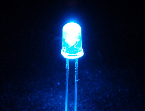 Світлодіоди 5 мм синій прозорий