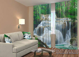 Водоспад на Фото Шторах 2,50 м * 2,90 м (карниз 2,90 м)