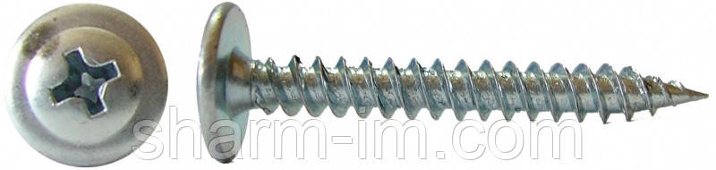 Саморіз з пресшайбою Redfix 4,2х16 мм Гострий Оцинкований, фото 3