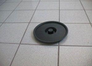 Кришка відра п/е 10л чорна (1 шт), фото 1