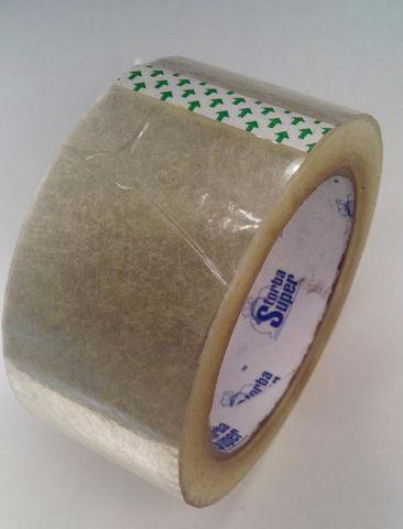 Скотч пакувальний 48мм\ 85м\40мк (чесний метраж) "Супер Торба"(Ø 10,5\вага 1,06) (6 шт), фото 1