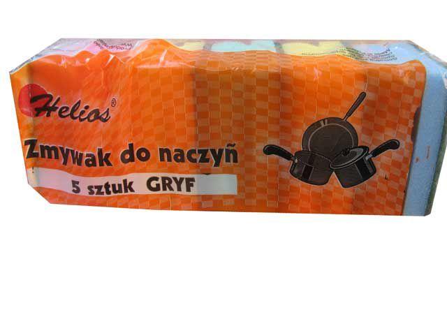 Губка для посуду велика "№W554 Польща (1 пач.), фото 1