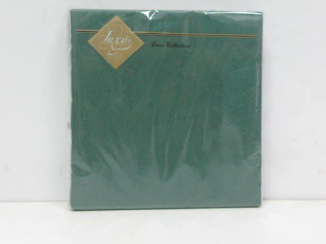 Сервірувальні серветки паперові (ЗЗхЗЗ, 20шт) Luxy Зелена (3-8) (1 пач.)