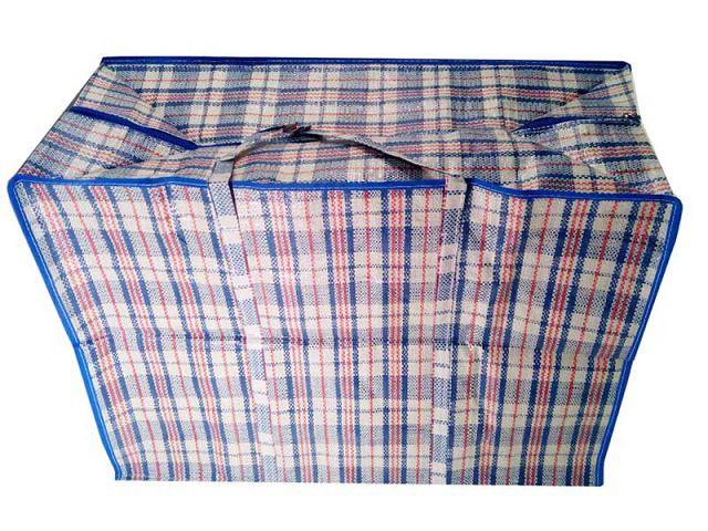 Господарська сумка картата поліпропіленова No-6 (60*70*30) (1 шт.), фото 1