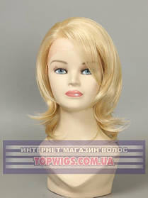 Перука полусистема на сітці CL-26 Lace: колір 613, блондинка