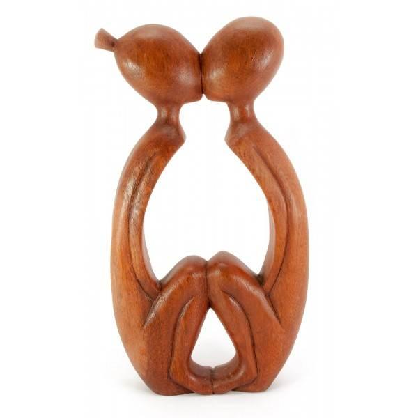 Статуетка оригінальна дерев'яна Закохані, фото 1