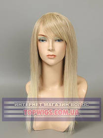 Довга перука з чубчиком Nancy AT, термоволосся, мелірування, колір блондин, Перуки і шиньйони