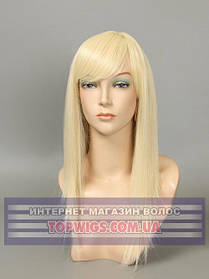 Довга перука з чубчиком Nancy AT, термоволосся, колір блондин