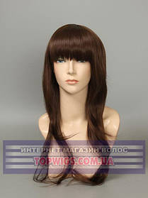 Довга перука з термоволосся Samantha темно-русявий колір