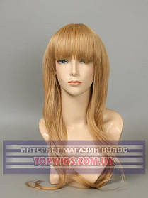 Довга перука з термоволосся Samantha русявий колір з пшеничним