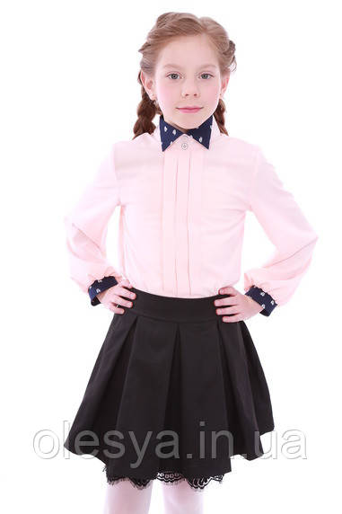 Школьная юбка для девочки Арина Размеры 134- 146 Черный цвет - фото 2 - id-p569081888