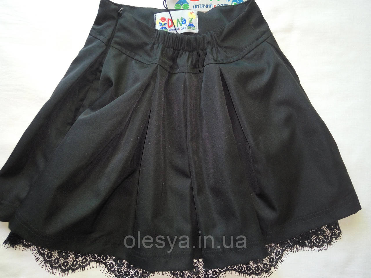 Школьная юбка для девочки Арина Размеры 134- 146 Черный цвет - фото 6 - id-p569081888