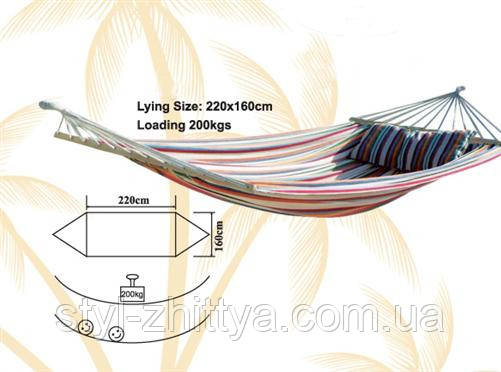 Зручний та стабільний Гамак для 2х + ПОДУШКА!!!