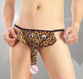 Сексуальні чоловічі G-стринги леопардові "Слоник" з хоботом