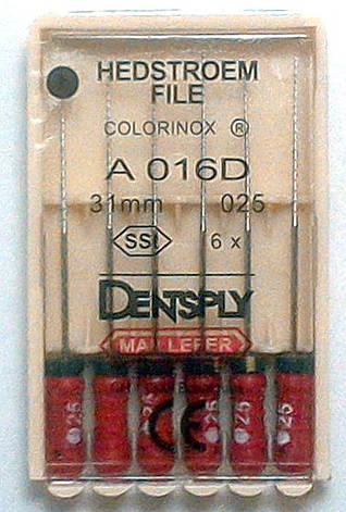 H - Files 25 31 mm Colorinox MAILLEFER (Хедстрем файл 25 31 мм Майліфер), фото 2
